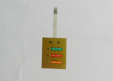 押しボタンの LED が付いている適用範囲が広い膜のパネル スイッチ、薄膜スイッチ