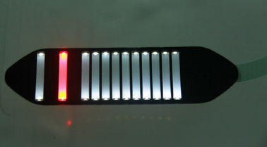 LED ライトが付いている商業バックライトを当てられた防水膜スイッチ、低い電力