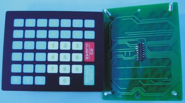 OEM の PCB によって取付けられるキーボードの膜スイッチ、防水ゴム製キーパッド スイッチ