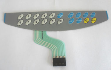 3 つの押しボタンの防水導かれた膜スイッチ、数値制御機械