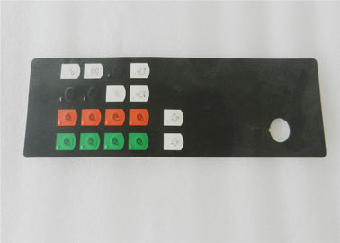 コントロール パネルのためのペット/PC 3M の接着剤の膜スイッチ写実的な上敷