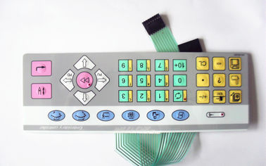 電話機のための平らなキーパッドが付いている蝕知のキーボードの膜スイッチ パネル