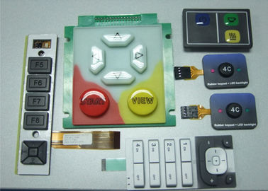 銅のフィルムの RoHS PCB の押しボタンの膜スイッチ キーボード、熱抵抗
