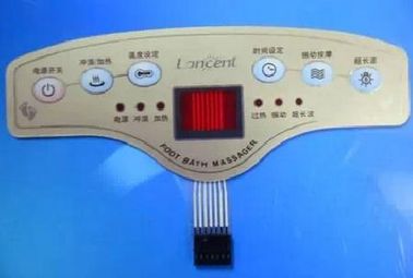 コマーシャルは 3C 電子工学のために EL によってバックライトを当てられる膜スイッチ パネルの習慣 OEM を広告します