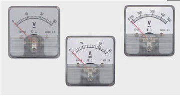 マイクロ正方形のデジタル DC の電圧計のパネル メーター、クラス 2.5 の移動コイルの器械 DC の電流計