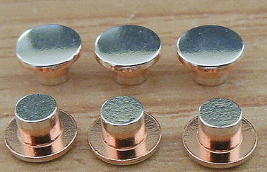 小型押しボタン スイッチのための高精度の Trimetal の銀製の電気接触