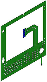 銅のフィルム PCB の防水適用範囲が広い膜スイッチ平らな蝕知のタイプ
