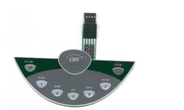 適用範囲が広い導かれたライトが付いている回路によってバックライトを当てられる膜スイッチ、膜の接触スイッチ