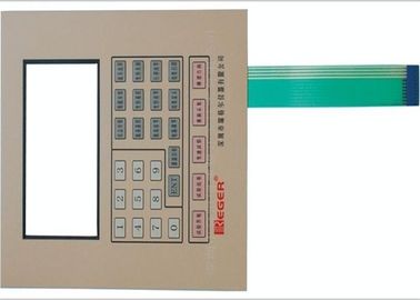 Embossed PC / PET Membrane Switch Panel 0.05-1.0mm front panel overlays