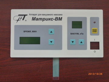Control Feel Smooth Quakeproof Membrane Switch Panel With Clear Window