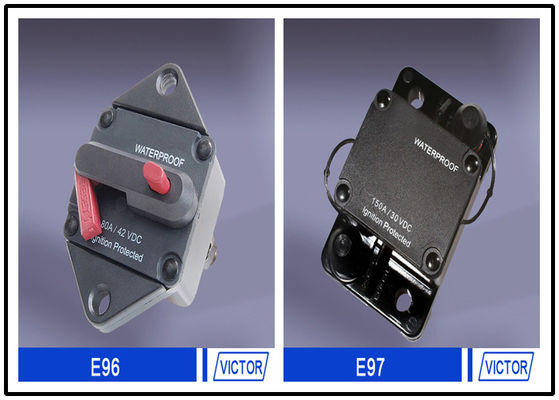 IP67 12v の遮断器、25 - 30A は安全熱積み過ぎスイッチを防水します