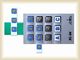 12 Keys Customized PET PC Membrane Switch Panel with Metal Domes , 10M Ohms