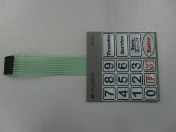 押しボタン LED 膜によってバックライトを当てられるスイッチ パネル 10Ω - 3m の接着剤との 500Ω