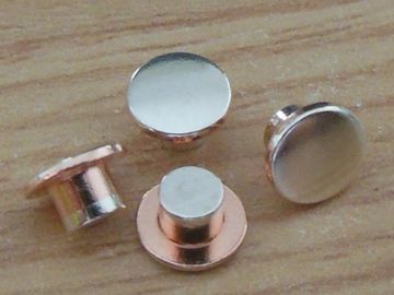 小型押しボタン スイッチのための高精度の Trimetal の銀製の電気接触