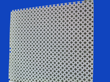 真鍮/装飾的な拡大された金属の網の版に 0.5mm - 10mm の幅電流を通しました