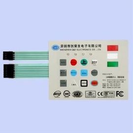 光沢のある 3C 電子工学のための終わりによってバックライトを当てられる膜スイッチ キーボード、SMD/手溶接