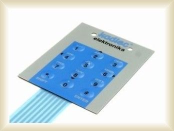3M467/3M468 家庭電化製品のために防水 LED によってバックライトを当てられる膜スイッチ