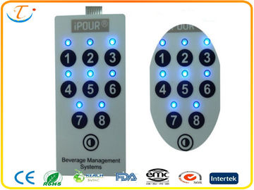器械のための LED が付いているバックライトの膜スイッチ